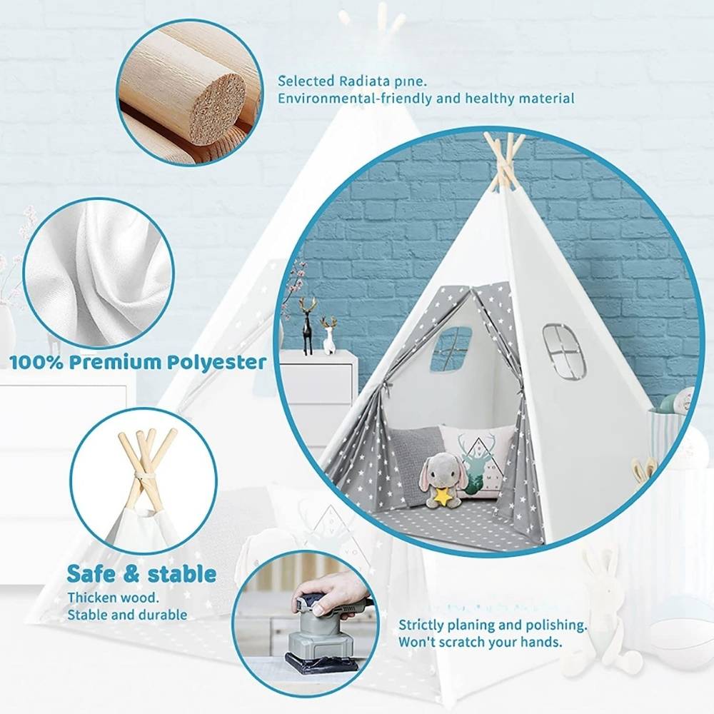 Kids Teepee Play Tent: image 3