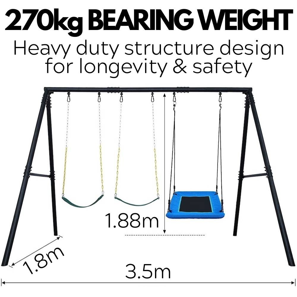 A Frame Swing Set: image 2