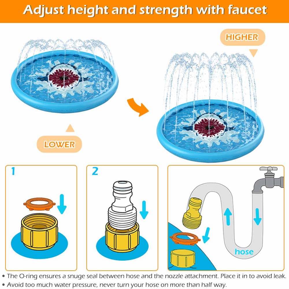 Inflatable Splash Pad Water Toy: image 5