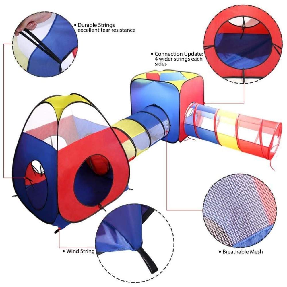 Kids Play Tent and Tunnel, Two Kits