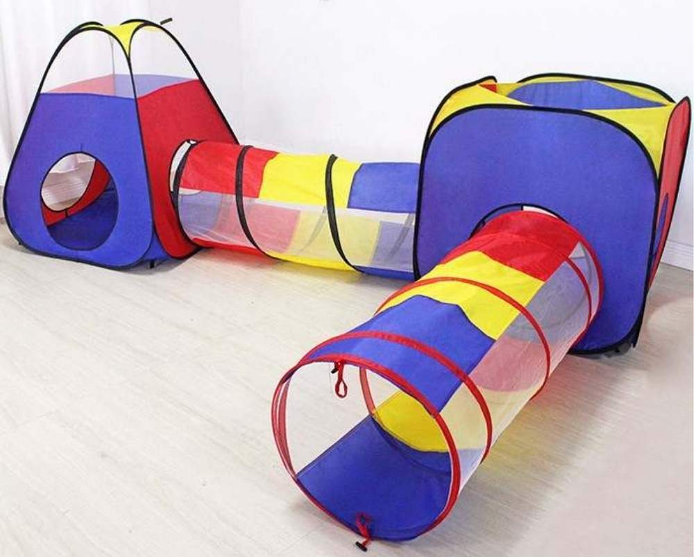 Kids Play Tent and Tunnel, Two Kits