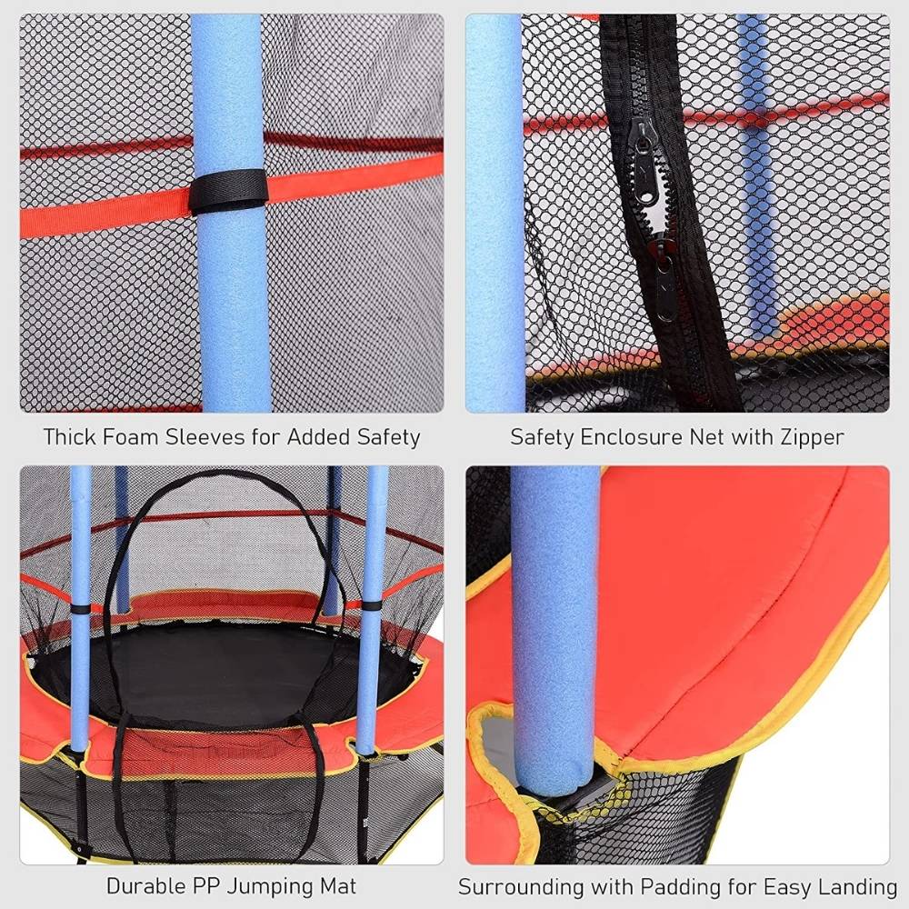buy small trampoline with protective net